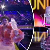 Переможець Євробачення розбив кубок просто на сцені (відео)