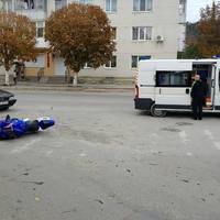 У Чорткові ДТП:  не розминулися мотоцикл і автомобіль