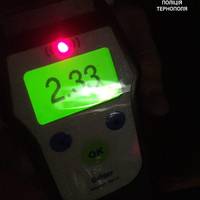 В Тернополі затримали водія, рівень алкоголю в крові якого в 13 разів перевищував норму