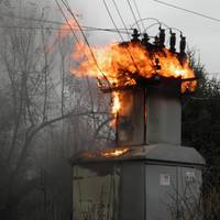 В Заліщиках гасили пожежу трансформаторної підстанції