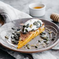 Гарбузовий пиріг з медом і корицею