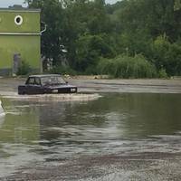 У Збаражі злива наробила біди (ФОТО, ВІДЕО)