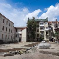 У Тернополі ремонтують «Панський дворик» (ФОТО)