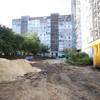 У Тернополі триває капітальний ремонт дворів на вул. Симоненка (ФОТО)