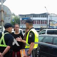 На вул. Живова штрафували пішоходів (ФОТО)