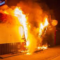 На Шептицького підпалили кіоск