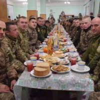 Тернопільські артилеристи провели Святвечір з кутею і колядою