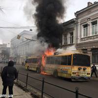 Подробиці пожежі у тролейбусі Тернополя