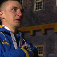 Відео дня! Гімн України на історичному нагородженнi чемпіона світу з біатлону