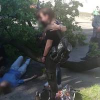 Дерево впало на перехожу на вулиці Чехова у Тернополі, жінку забрали в лікарню. ВІДЕО