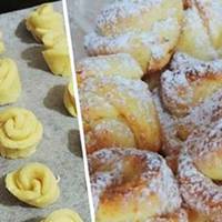 Сирне печиво «Троянда»: витратила всього 20 хвилин, а їмо всією сім’єю вже цілий тиждень!