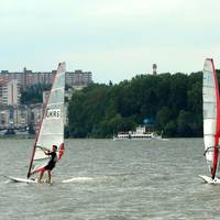 Змагання з віндсерфінгу вперше проводять у Тернополі