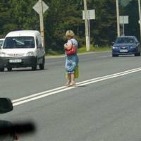 У Тернополі на пішохідному переході збили жінку (відео)