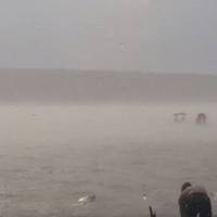 У мережі з`явилося відео шторму на тернопільському ставі (відео)