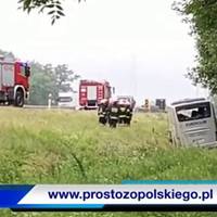 11 українців постраждали в старшній аварії в Польщі. ВІДЕО