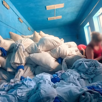 Це жах! Як перуть постільну білизну для Укрзалізниці (відео)