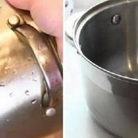Як швидко оновити «брудні» каструлі з нержавійки, щоб вони сяяли
