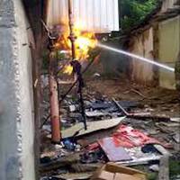 Через негоду на Тернопіллі прорвало газову трубу