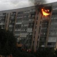 У Тернополі пожежа в багатоповерхівці
