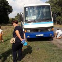 На Тернопільщині у рейсового автобуса відвалився бак, – соцмережі (фото)