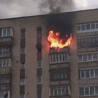 Тернополянин показав, що залишилося від його балкону після пожежі на Морозенка (фото)