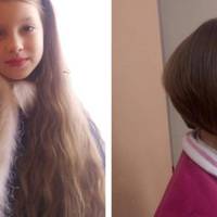 Маленька тернополянка віддала своє волосся на перуки онкохворим дітям