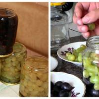 Чудовий рецепт маринованого винограду на зиму. Неймовірно смачно виходить.