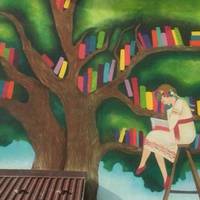 Тернопільський художник намалював тематичний мурал на стіні школи