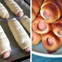 Сосиски в тісті, дуже смачні та прості в приготуванні. Забирайте собі цей чудовий рецепт