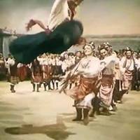 Гопак 1953 рік. Унікальні кадри. Деякі з цих рухів вже не танцюють.