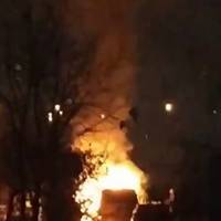 У Тернополі за нез'ясованих причин загорілася іномарка