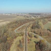 У райцентрі на Тернопільщині зафільмували осінь (відео)