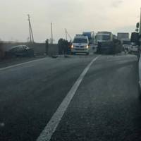 Біля Чистилівського перехрестя ДТП: постраждали двоє дорослих та дитина. ВІДЕО