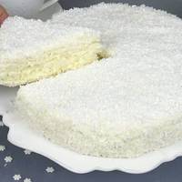 Торт “Сніжинка” – смачна прикраса новорічного столу. Тане у роті, наче сніжинка!