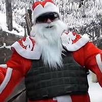 Санта Клаус у бронежилеті: бійці записали оригінальне привітання з передової. Відео