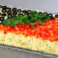 Яскравий салат “Натхнення”. Оригінальний і дуже смачний: такого в соцмережах ще не було