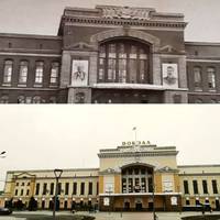 У мережі з'явилося унікальне фото залізничного вокзалу у Тернополі