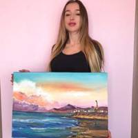 Тернопільска художниця продає свої роботи, щоб підтримати дітей, котрі постраждали від вибуху газу