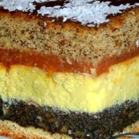 Пляцок мак – сир – яблука – горіхи. Вам сподобається