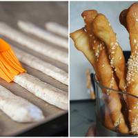 Хрусткі та ароматні часникові хлібні палички. Покроковий рецепт