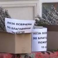 Освячена верба за 10 гривень: як у Тернополі проходить Вербна неділя. Відео