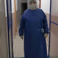 У районній лікарні на Тернопільщині встановили рамки для дезінфекції (фото, відео)