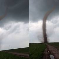 Тернопільщиною пронісся смерч: рідкісне природне явище зняли на відео