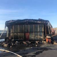 У Тернополі горіла текстильна фабрика (фото)