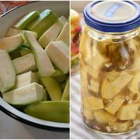 Консервовані кабачки, які на смак нагадують білі гриби. Простий рецепт приготування