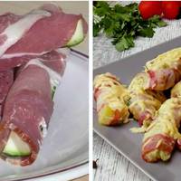 Ароматні, соковиті та дуже смачні кабачки в беконі з сиром. Такої смакоти ви ще не їли