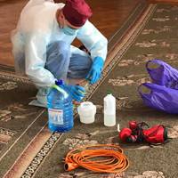 Тернопільську ОДА “покропили” від коронавірусу