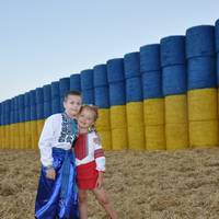 52-метровий «дзвонівський» солом’яний синьо-жовтий прапор претендує на національний рекорд України