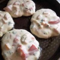 Оладки зі смаком піци. Сніданок – фурор