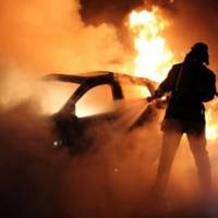 У Тернополі спалахнув автомобіль